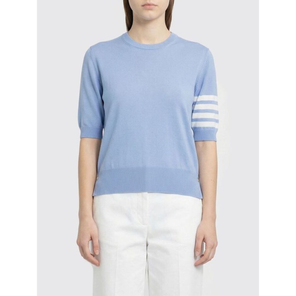Thom Browne Women 4-Bar Virgin Wool Sweater Thom Browne